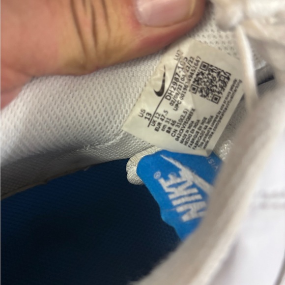 Nike Court Vision Low Next Nature Men's Size 13 White/Photo Blue. - Picture 8 of 8